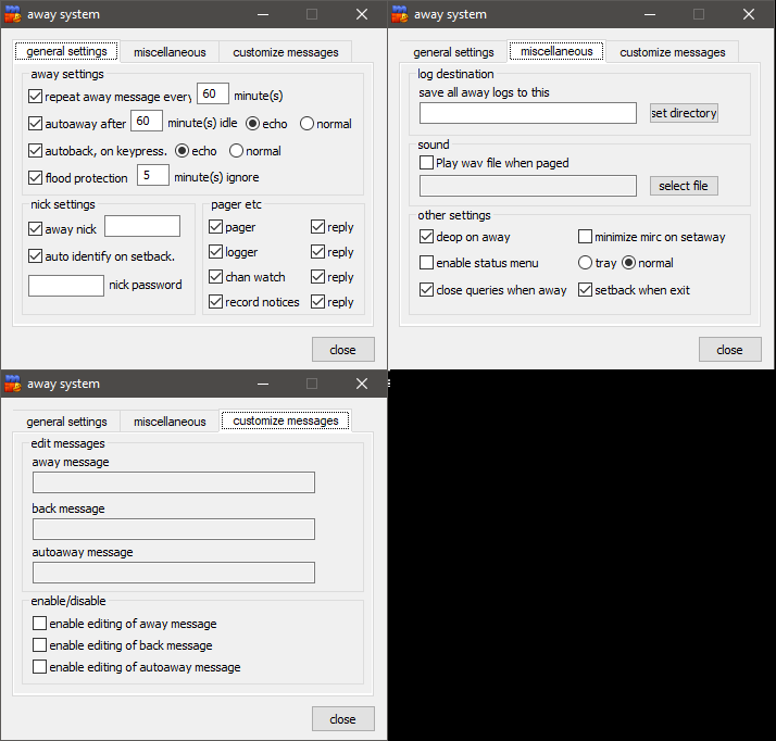 Preview Away with protection
