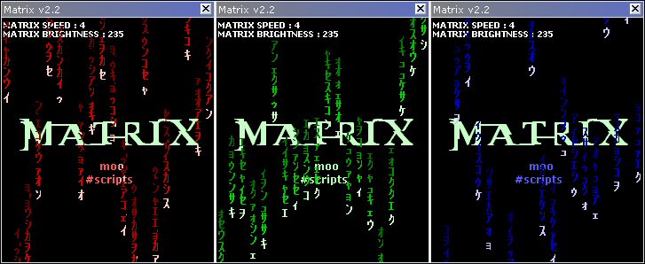Preview PicWin Matrix effect
