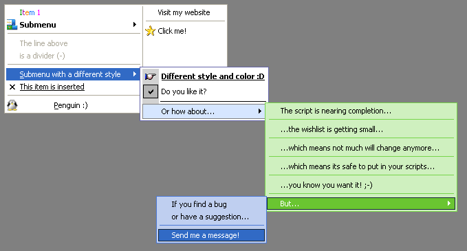 Preview PicWin Popups