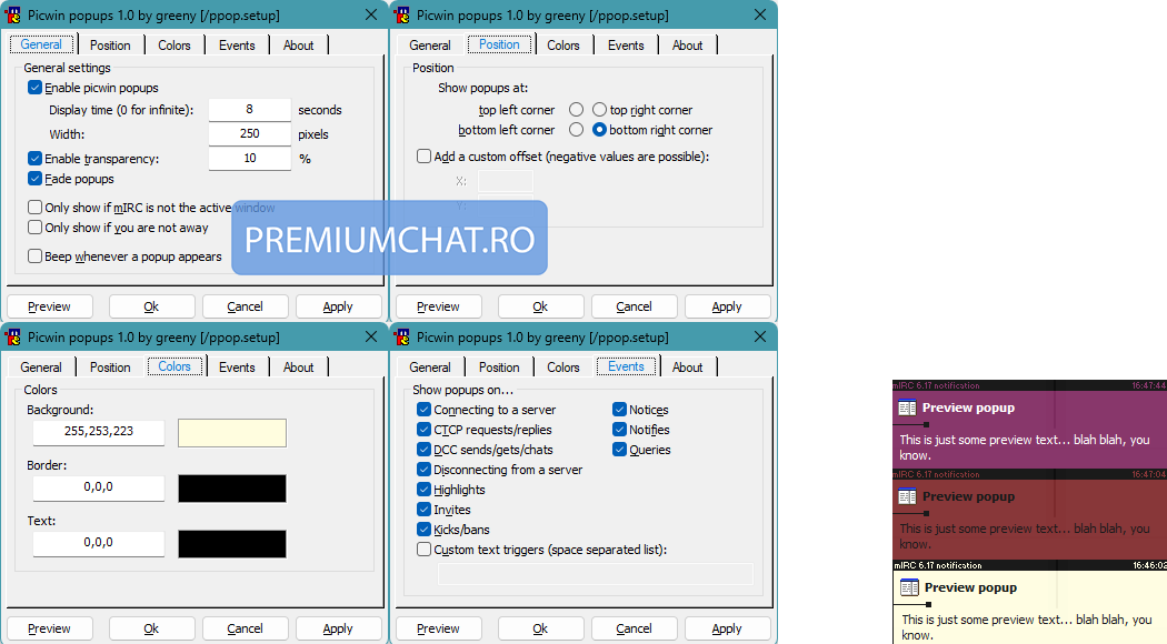 Preview Picwin Tooltips