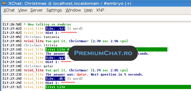 Preview Trivia IRC Bot PL