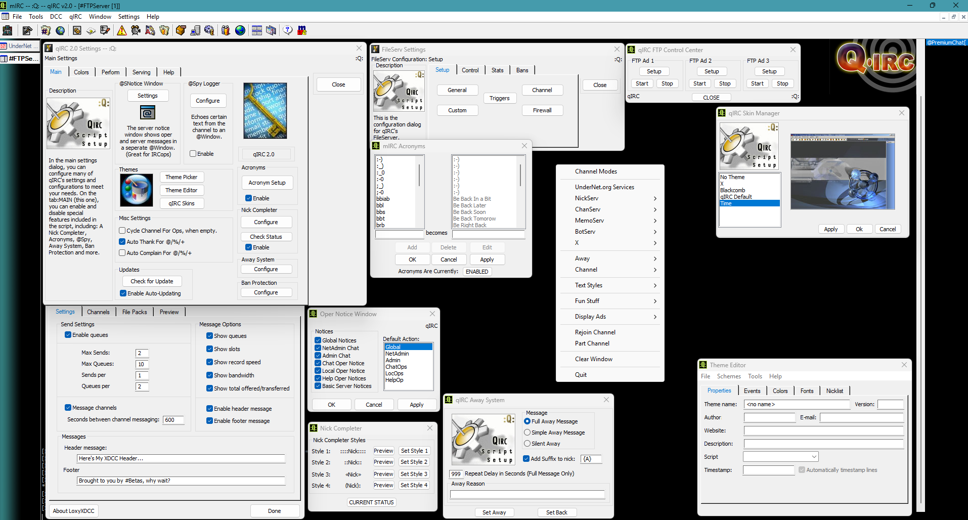 Preview qIRC FTPServer 2002
