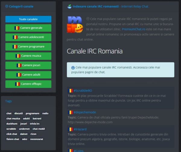 Canale IRC Romania